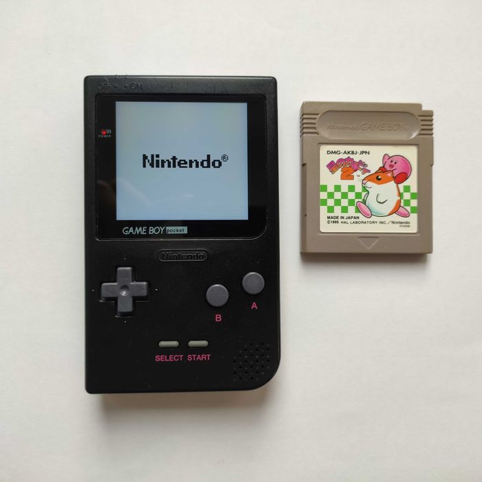 Game Boy Pocket Preto IPS + Jogo