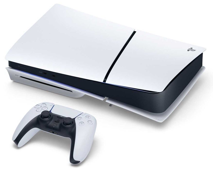 PS5 Slim 1TB z napędem + gry + pad Dualsense + nowy model 2116 NEW + ROK Gwarancji