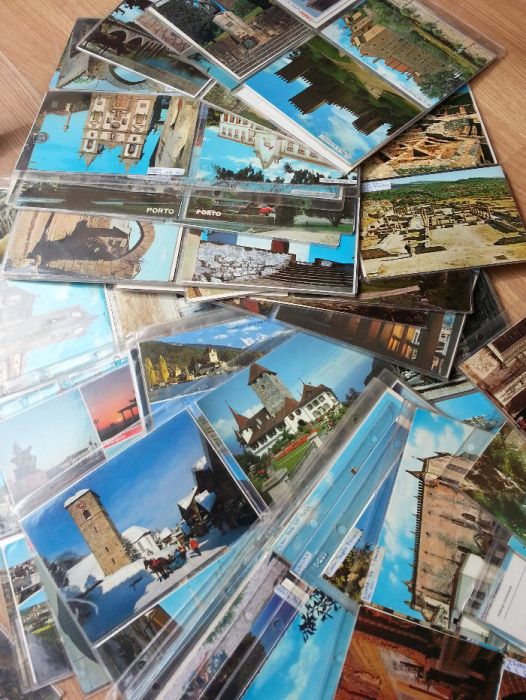 Postais de 1980 com categorias que indico abaixo