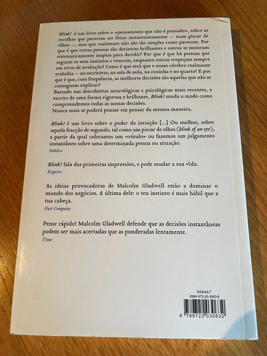 BLINK !     Malcolm Gladwell