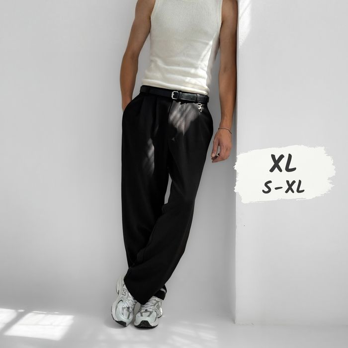 Брюки класичні широкі чоловічі Штани мужские классические широкие XL