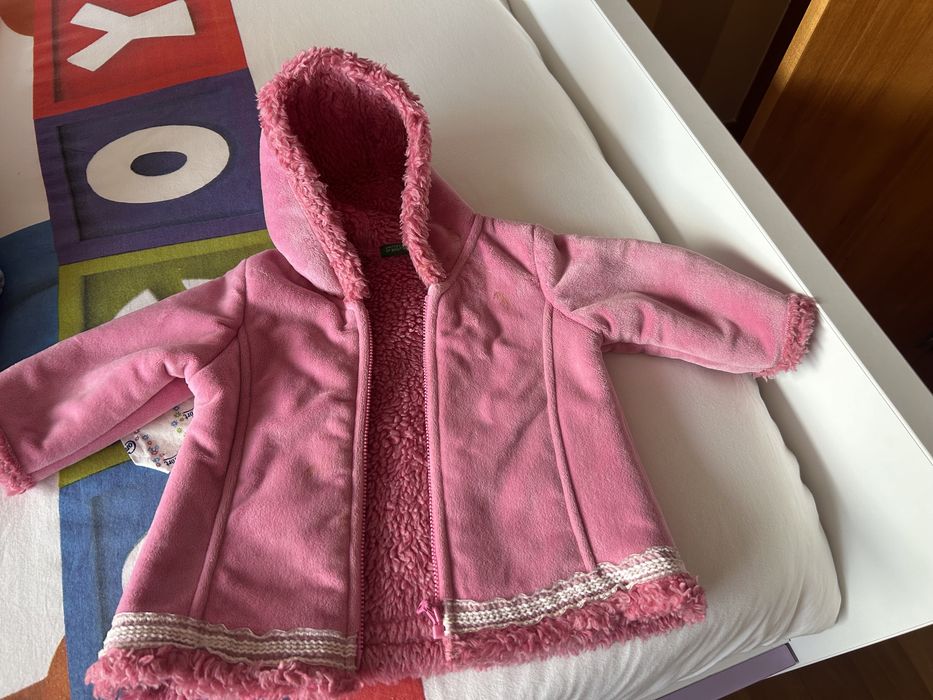 Casado Rosa de camurça bebé (9 meses)