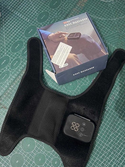 masażer kolan z funkcją wibracji i ogrzewania