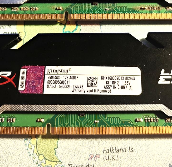 DDR3 Kingston Hyper X 4GB (2x2)