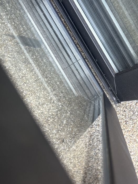 2 Janelas vidro duplo aluminio cinza