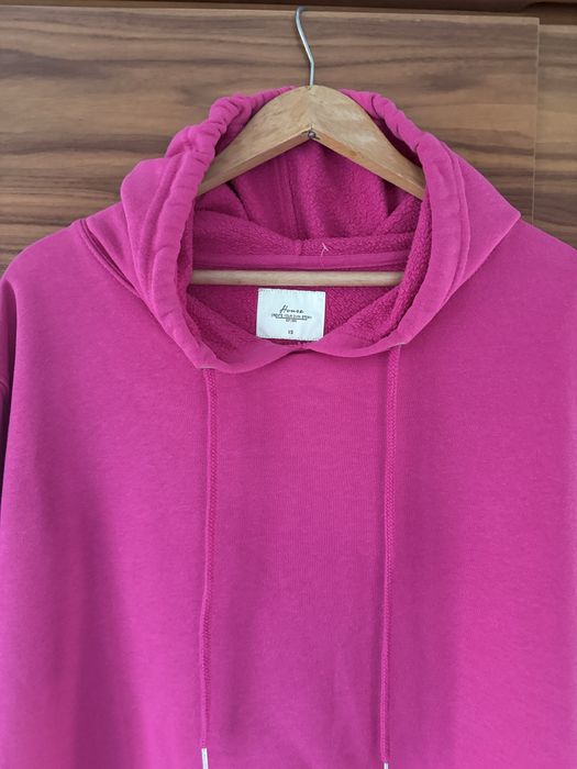 Bluza dresowa damska z kapturem różowa XS