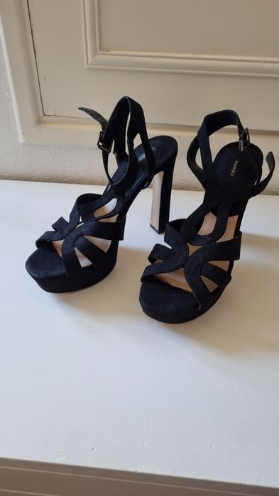 Sandalias Salto Alto Mango