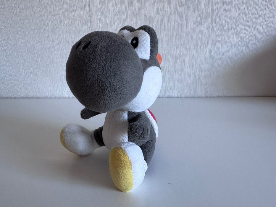 Дракон Йоши черный Super Mario Марио мягкая игрушка