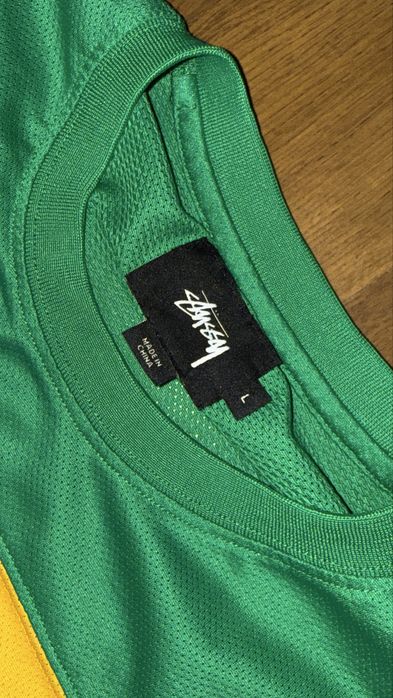 Лонгслив Stussy Jamaica Moto Crewneck