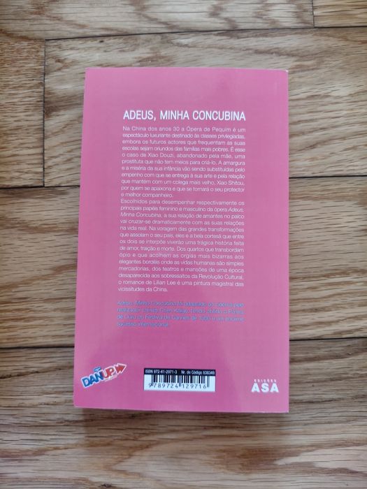 Livro " Adeus, minha concubina"