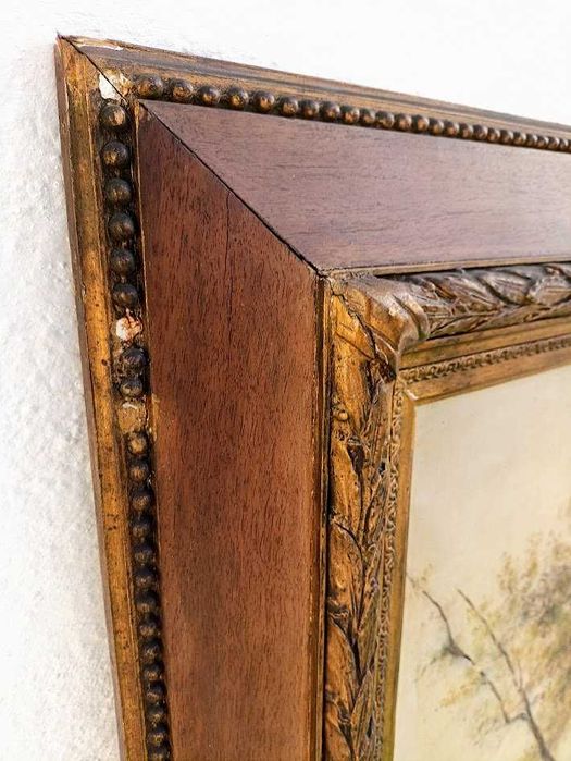 Pintura a óleo sobre tela reprodução de alta qualidade datada de 1916