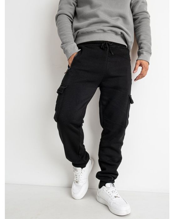 Спортивные штаны теплые с начесом для мужчины М-7ХЛ