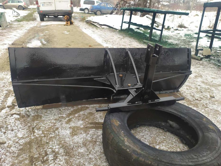 Лопата відвал отвал. 150 см. 4 мм. Висота 40 см. 3 точки.