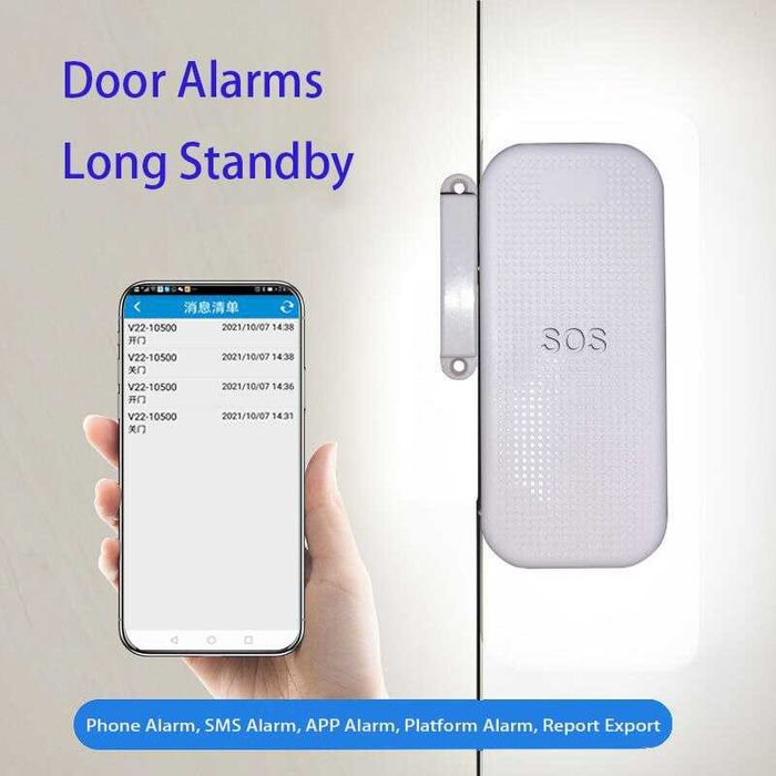 sensor alarme autonomomo porta ou janela GSM avisa telemovel sirene