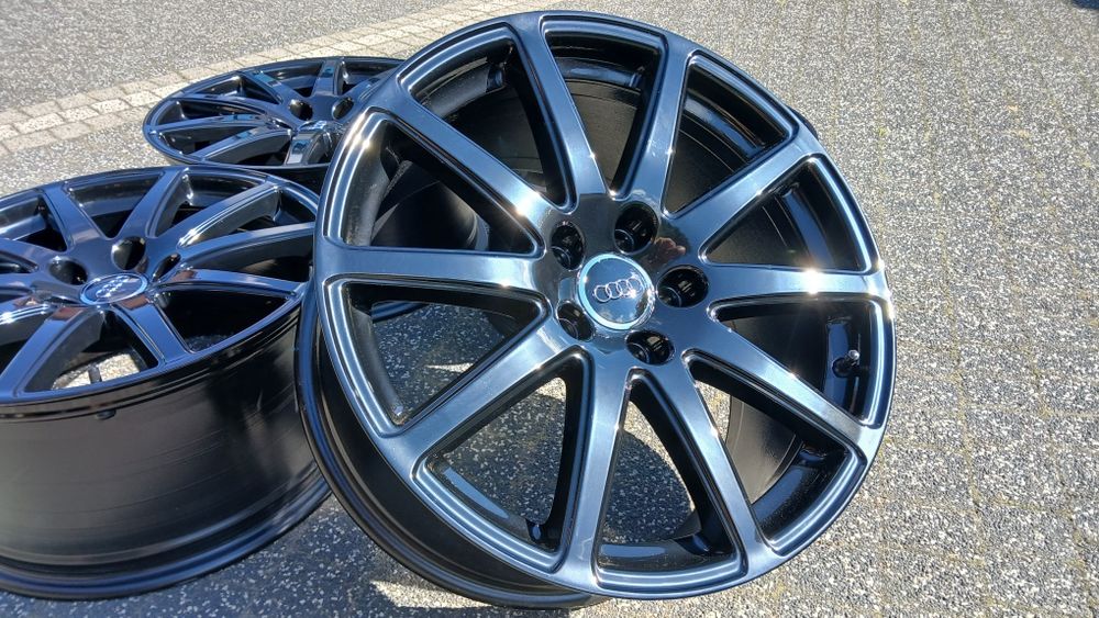 18" Audi oryginal 5x112  9j et52  A3 A4 A6 TT  czarny polysk Idealne