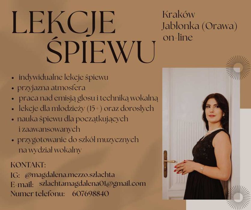 Lekcje śpiewu/ konsultacje wokalne