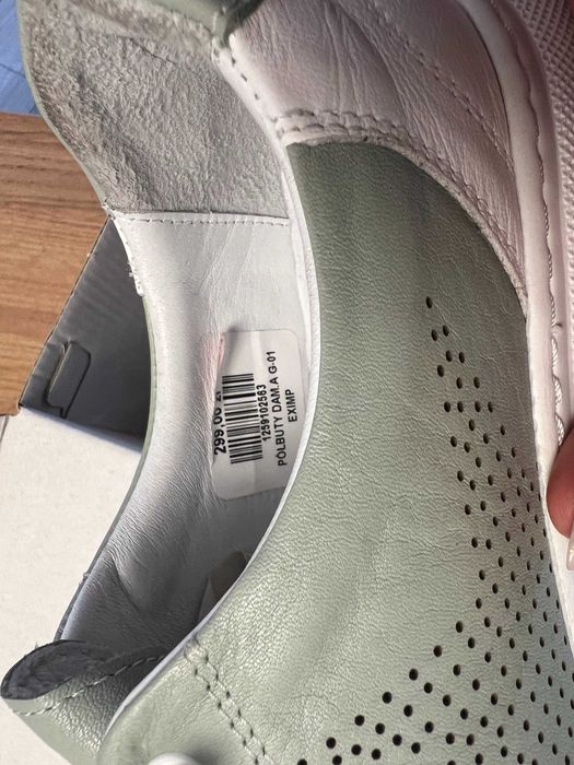 Półbuty Loretta Vitale miętowe