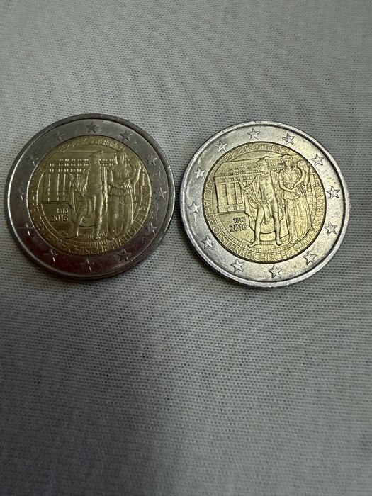 Moedas 2 euro para troca
