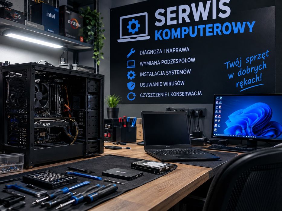 Serwis komputerów oraz konsol