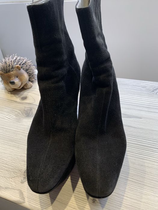 Замшеві чоботи на весну ,осінь