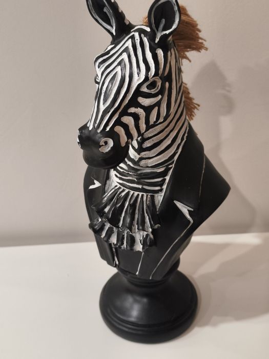 Decoração Premium / Luxo - Escultura Zebra, Excelente Qualidade