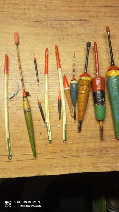 Retro stare spławiki wędkarskie