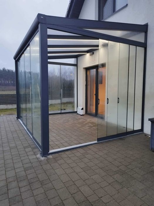 Ogród zimowy, pergola, zadaszenie aluminiowe wiata samochodowa