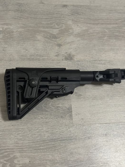 Приклад на АК 47 АК 74 складний телескопічний чорний олива