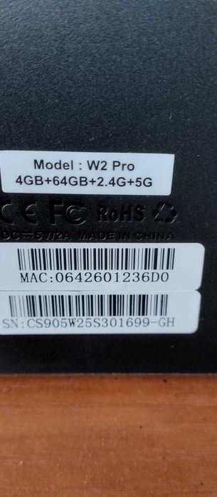 Смарт ТВ приставка Tanix W2 Pro 4/64 оригинал.