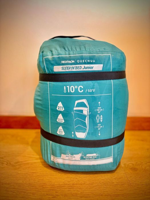 Saco-Cama Quechua Sleepin'Bed Junior 10°C c/ Colchão (30€ / Par 50€)