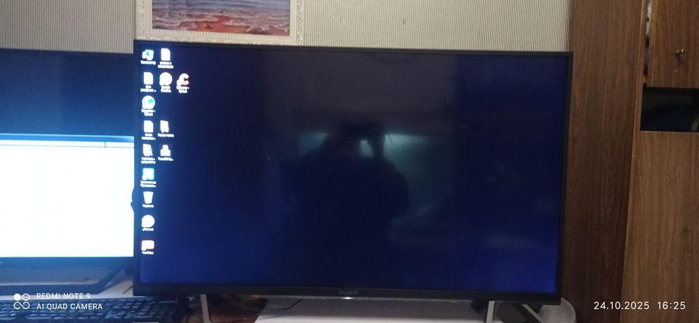 Телевизор sony kdl40we665 (работает пол экрана!)