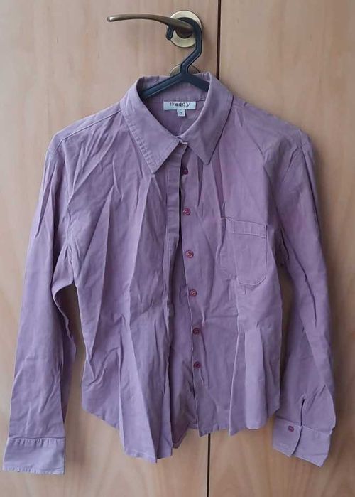 Camisa lilás manga comprida