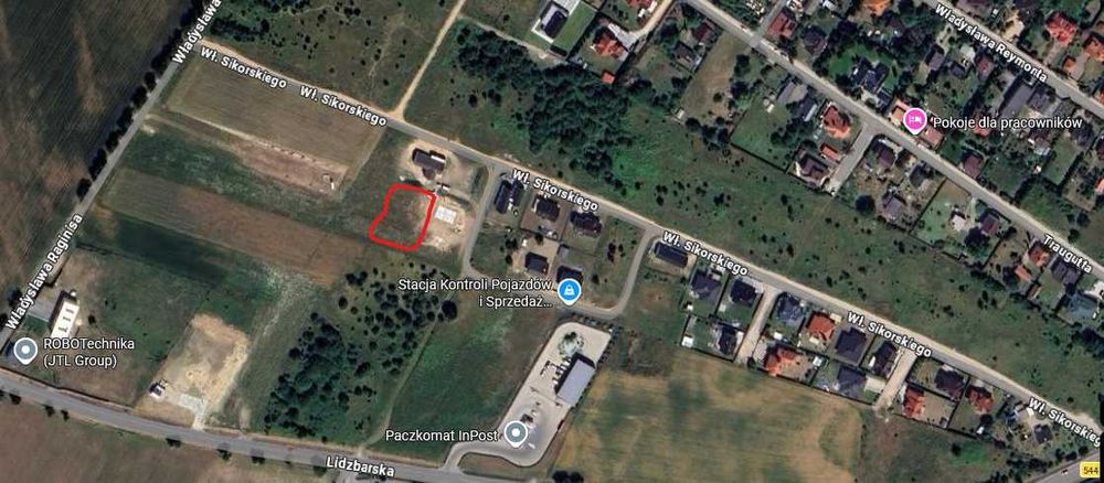 Sprzedam Działkę budowlaną Działdowo ul. Stanisława Sieradzkiego