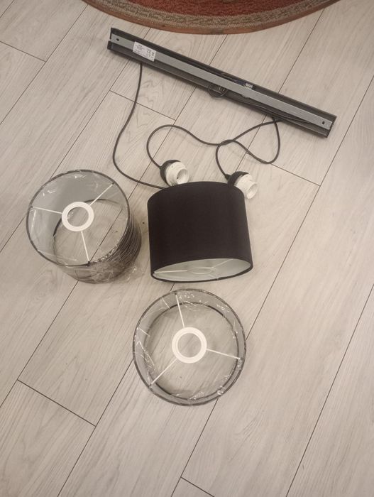 Lampa wisząca trzypunktowa