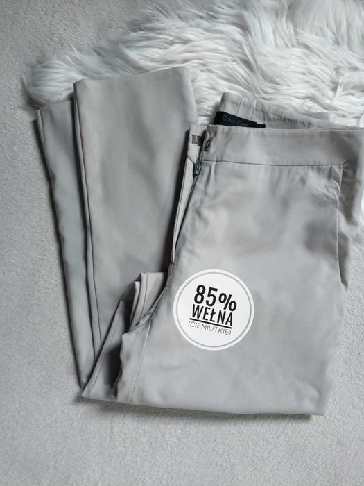 Spodnie wełna Calvin Klein