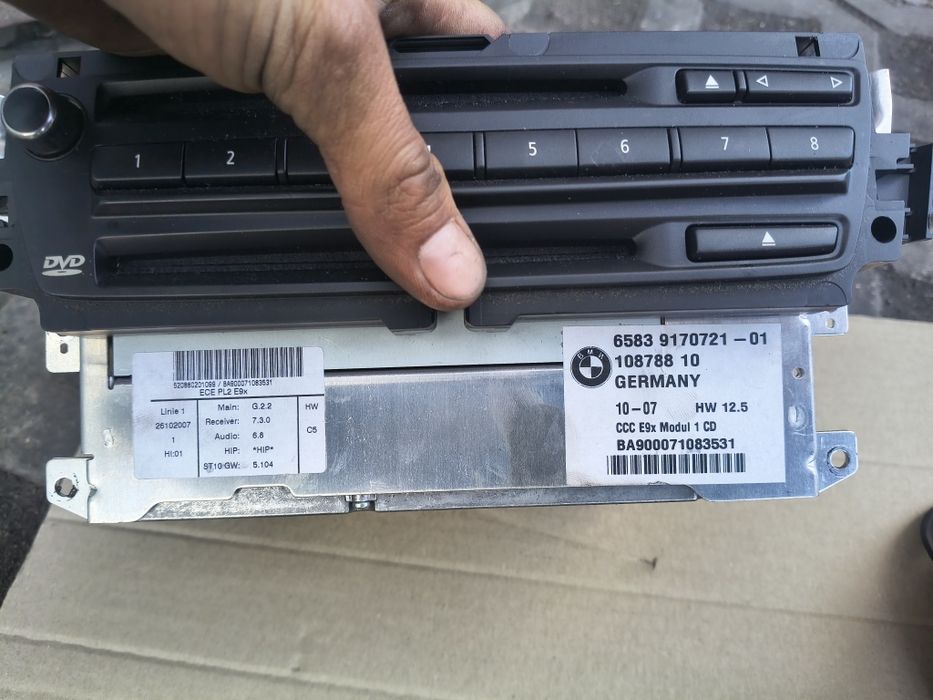 Nawigacja NAVI CCC BMW PROFESIONAL DVD E90 E91 E60 Duża navi Wysyłka