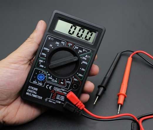 Cyfrowy miernik multimetr prądu LCD elektroniki