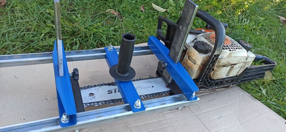 НАСАДКА на бензопилу, для роспуска бревен на доски. Пилорама. Універса