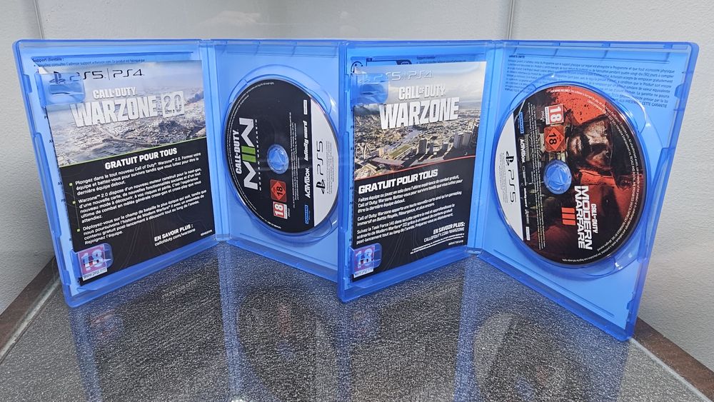 Conjunto 2X jogos Call of Duty Modern Warfare 2 3 II III MW2 MW3 PS5