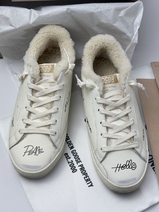 кеди утеплені хутро кросівки жіночі ggdb golden goose голден гус