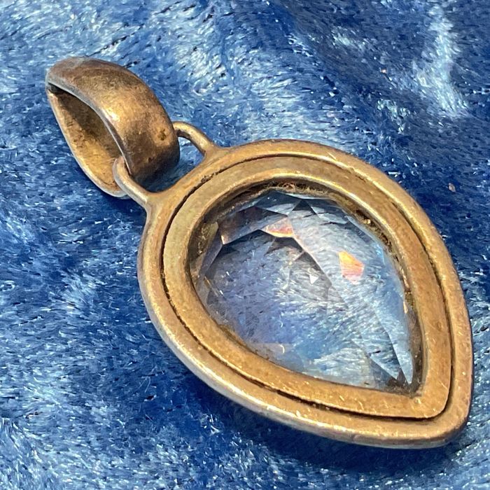 Pendente prata inglesa vintage