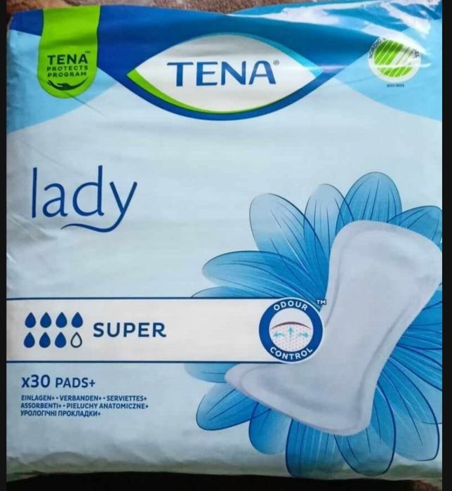Wkładki chłonne tena lady super 30 sztuk