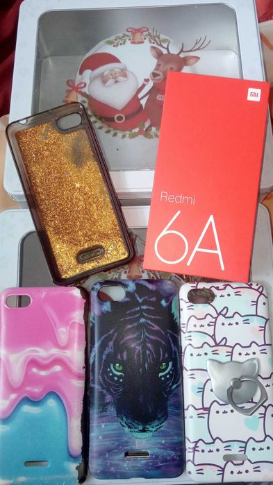 Smartfon Xiaomi Redmi  Slim 6A niebieski z pudelkiem +4 etui