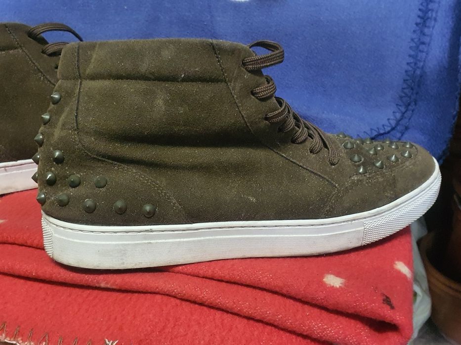 Trampki za kostkę khaki