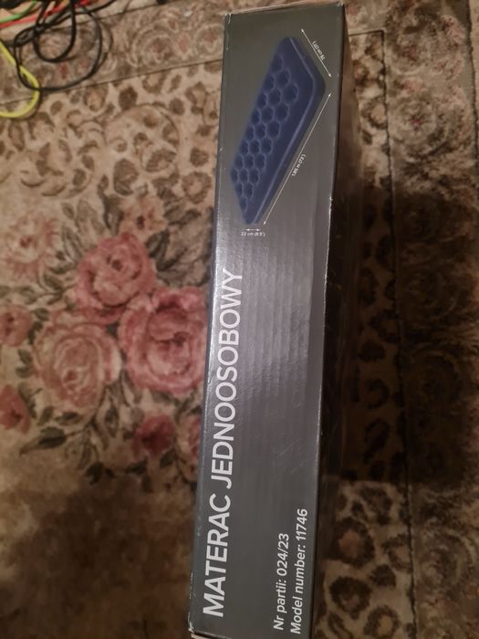 Materac jednoosobowy dmuchany nowy