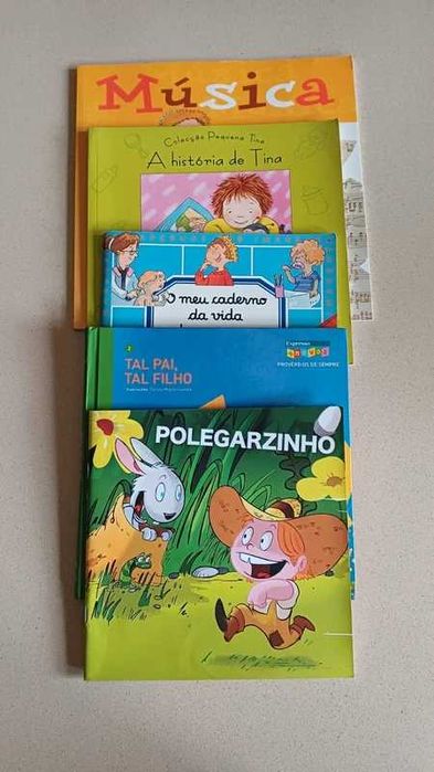 Lote 5 livros infantis