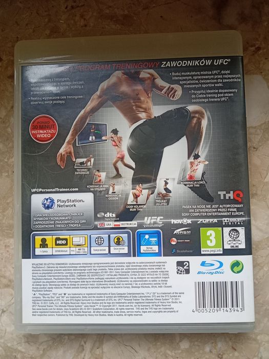 Gra na play station 3 UFC Trainer the ultimate fitness system