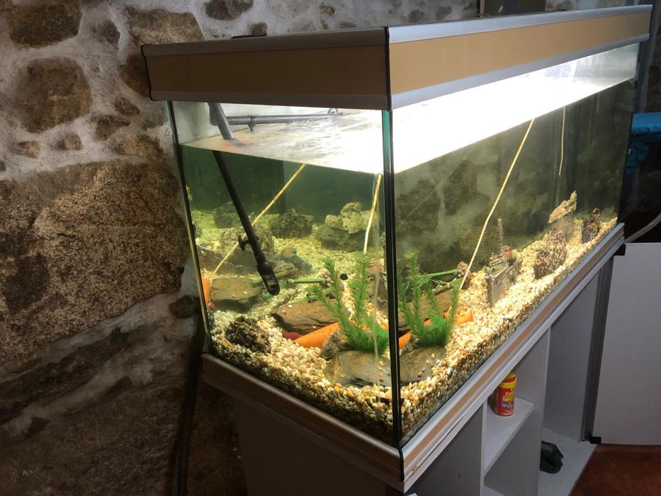 Vendo aquário 120/0.50 com movel de 1.47 de altura