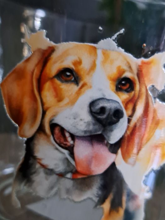 Kubek szklanka 400ml Beagle