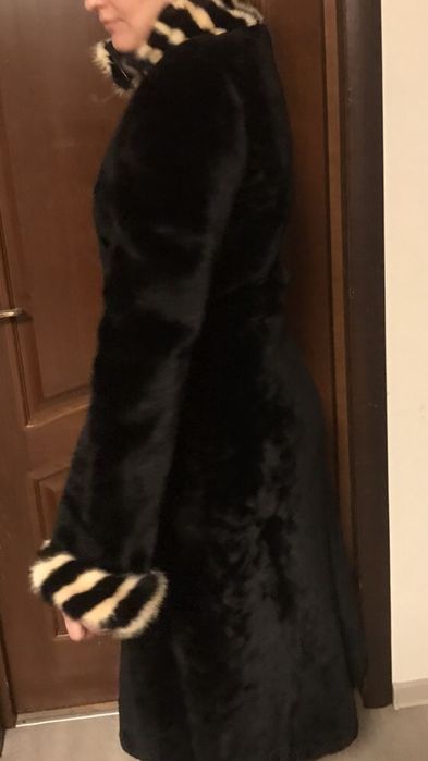 Шуба мутон/норка. М.